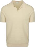 Profuomo Poloshirt Riva Structure Ecru