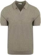 Profuomo Poloshirt Riva Luxury Structure Groen