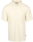 Scotch And Soda Knitted Polo Structured Ecru