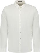 No Excess Overhemd Linnen Blend Wit