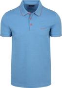 NZA Polo Henley Piqué Sailing Blauw
