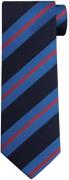 Suitable Stropdas Zijde Triple Stripe Navy -