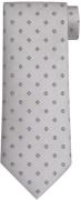 Suitable Zijde Stropdas Licht Grijs -