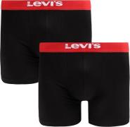 Levi's Brief Boxershorts 2-Pack Zwart