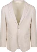 Suitable Blazer Linnen Panama Ecru