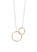 Pernille Corydon Double Plain ketting verguld