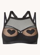 Marlies Dekkers Heartbreaker voorgevormde balconette bh met overlay va...