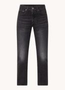 Levi's High waist tapered cropped jeans met gekleurde wassing