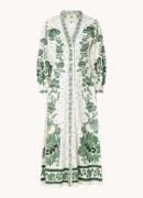 Farm Rio Forest Soul maxi blousejurk met bloemenprint