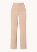 Aaiko Tary high waist straight fit pantalon met steekzakken