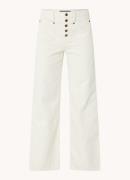 Ralph Lauren High waist wide leg jeans met gekleurde wassing