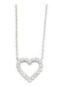 Diamond Point Witgouden collier 0-25 ct diamant Hearts & Arrows