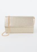 Dune London Esmes clutch met strass en afneembare schouderriem