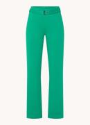 Expresso High waist straight fit pantalon met stretch