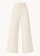 JOSH V Carter high waist wide fit pantalon met steekzakken