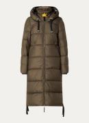 Parajumpers Panda longline puffer jas met donsvulling en capuchon