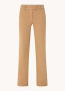 River Woods Mid waist straight fit pantalon met steekzakken