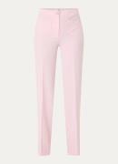 Fifth House Cole high waist straight fit pantalon met gemêleerd dessin