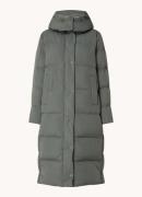 OPUS Halline puffer jas met steekzakken en capuchon