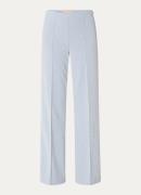 JOSH V Mirelle high waist wide fit pantalon met lurex