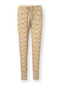 Pip Studio Bobien mid waist straight fit pyjamabroek met print