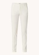 Zadig&Voltaire Prune high waist slim fit pantalon met steekzakken en p...