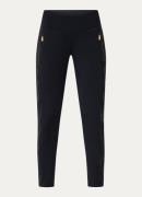 Goldbergh Flux high waist slim fit trackpants met ritszakken