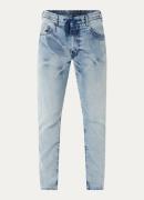 Diesel 2032 D-krooley slim fit joggingbroek van denim in lyocellblend