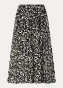 ba&sh Eola midi rok met print