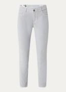 OPUS Evita mid waist slim fit jeans met steekzakken