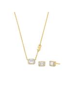 Michael Kors Premium set van ketting en oorstekers MKC1759CZSET