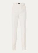 NIKKIE Hanford high waist straight fit pantalon met logo