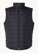 Boggi Milano Castello gewatteerde bodywarmer met donsvulling en steekz...