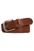 Profuomo Roma riem bruin leder