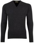 William Lockie pullover donkergrijs kasjmier