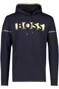 Hugo Boss trui met capuchon donkerblauw