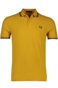 Polo Fred Perry geel met zwart