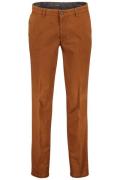 M.E.N.S. pantalon Madison bruin katoen-stretch