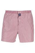 Boxershort McAlson gestreept wit  rood