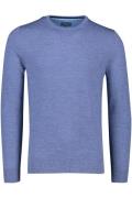 Cavallaro trui blauw uni ronde hals