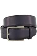 Lindenmann riem donkerblauw leer