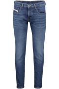 Diesel jeans blauw effen katoen D-strukt