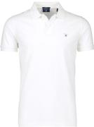 Gant witte polo katoen normale fit