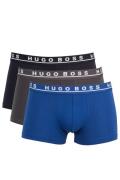 Hugo Boss boxershort blauw/grijs/navy 3-pack