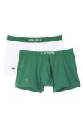 Lacoste boxershorts groen wit 2-pack