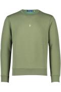 Groene Polo Ralph Lauren sweater effen katoen ronde hals