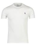 Wit t-shirt Ralph Lauren Custom Slim Fit