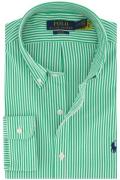 Polo Ralph Lauren casual overhemd Slim Fit button-down groen gestreept...