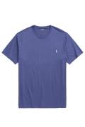 Big & Tall Polo Ralph Lauren t-shirt blauw ronde hals effen blauw kort...