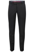 Meyer pantalon Bonn zwart wol flatfront